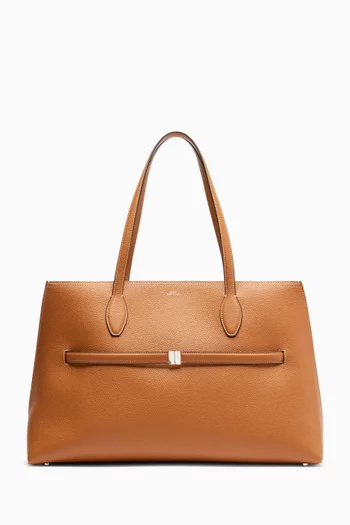 Lounge Tote Bag in Grained Leather
