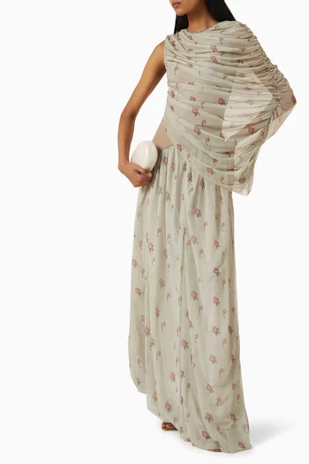 Cascade Maxi Dress in Tulle