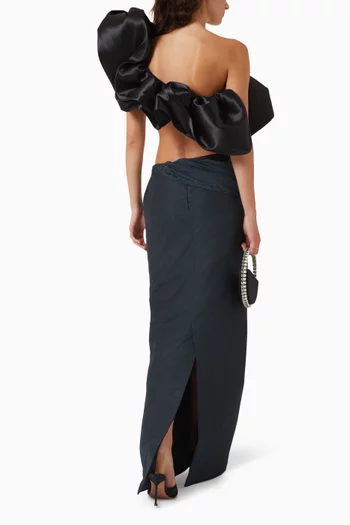 Fragment Cropped Top in Zibeline