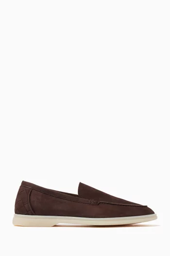 Ludovica Woven Loafers in Suede