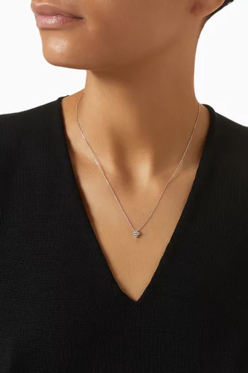 Houstonia Rosea Diamond Necklace in 18kt Gold