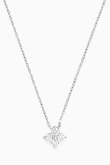 Houstonia Rosea Diamond Necklace in 18kt Gold