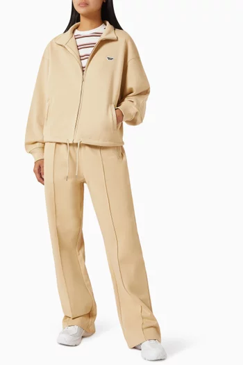 Drawcord Zip Sweatshirt in Organic Cotton