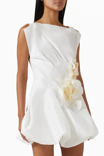 Falldon Mini Dress in Dupion