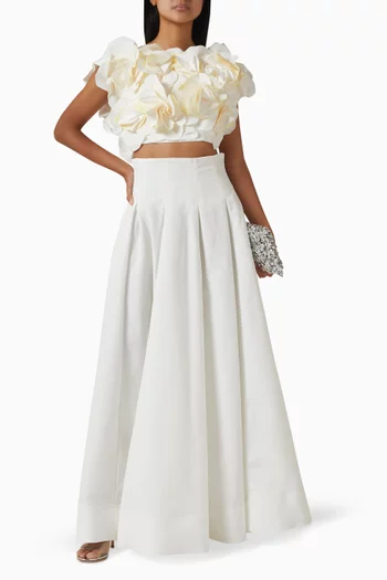 Jackhill Floral-appliqué Top