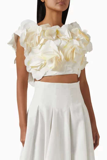 Jackhill Floral-appliqué Top