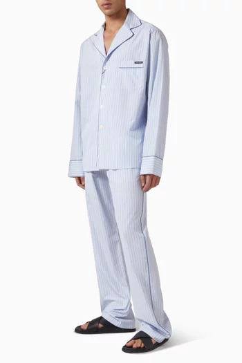 Embroidered Shirt in Poplin
