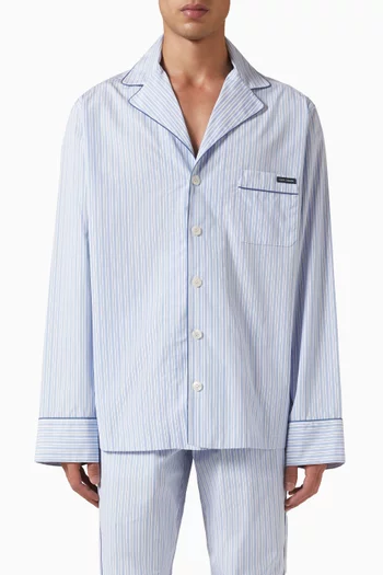 Embroidered Shirt in Poplin