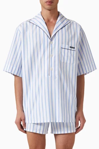Striped Shirt in Poplin