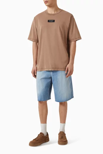 Printed T-shirt in Cotton