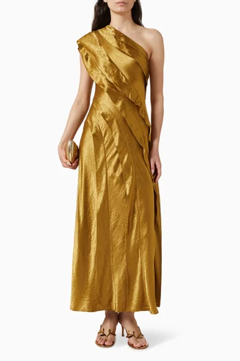 Blenfleet Maxi Dress in Satin