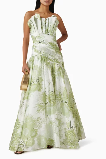 Reflector Printed Gown
