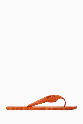 Seafoam Thong Sandals in Rubber
