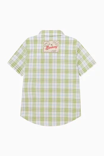 Owen Check Shirt in Cotton