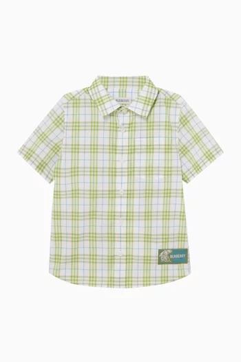Owen Check Shirt in Cotton