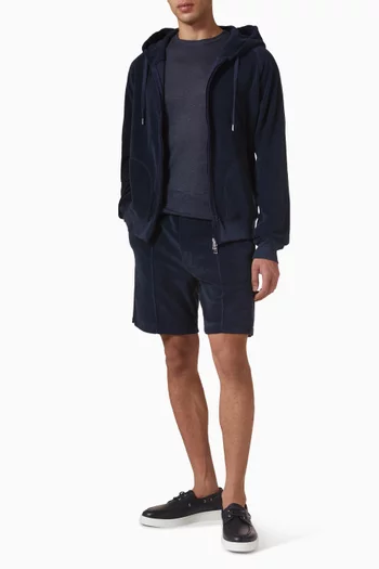 Zipper Vest in Terry Towelling