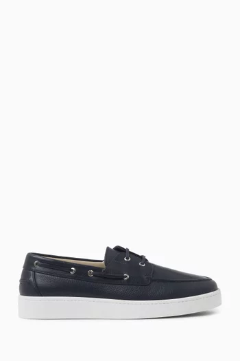 Boat Sneakers in Leather