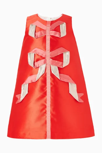 Origami Ribbon Shift Dress