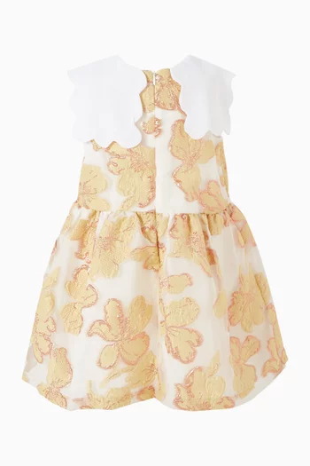 Scalloped Bib Dress