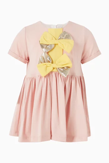Pinwheel Jersey Dress & Bloomers