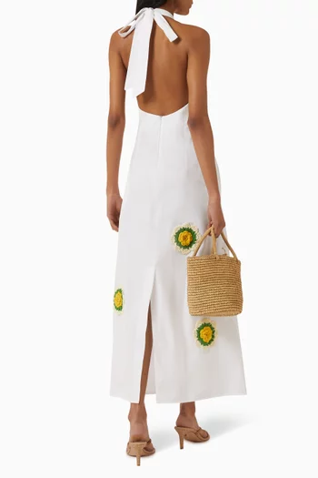Pana Midi Dress in Linen
