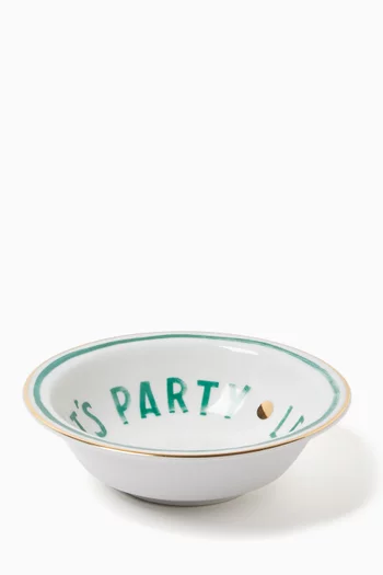 وعاء بنقشة Let's Party بورسلين