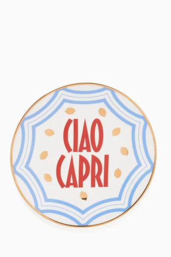 Ciao Capri Plate in Porcelain