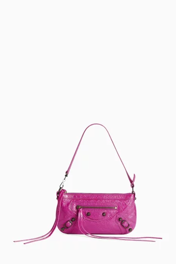 Le City Pouch on Strap in Arena Lambskin