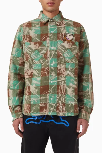 Tree Camo Check Shirt