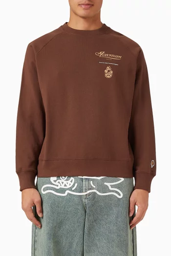 Parlour Crewneck Sweatshirt in Cotton-fleece