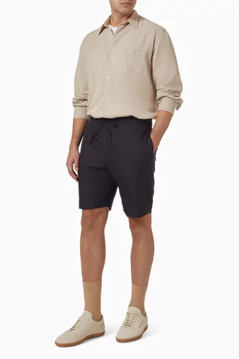 Phil Shorts in Linen-blend