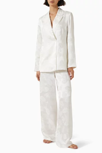 Bianca Tuxedo-style Set in Silk