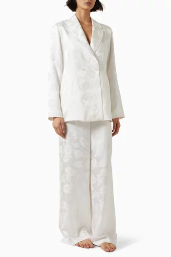 Bianca Tuxedo-style Set in Silk