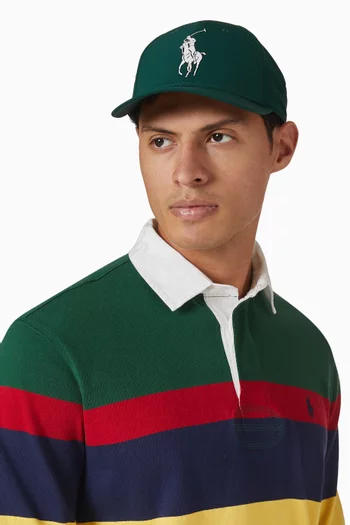 Logo Baseball Cap in Cotton