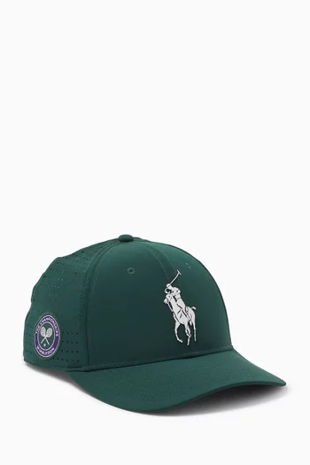 Logo Baseball Cap in Cotton