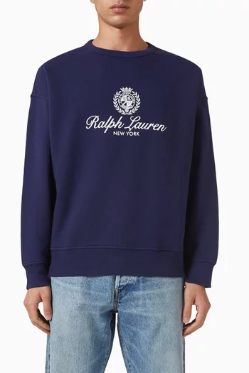 Logo Sweatshirt in Cotton-fleece