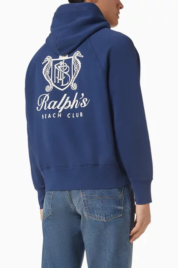 Logo-print Hoodie in Cotton