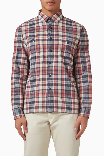 Checked Buttoned Shirt