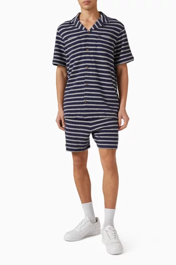 Striped Shorts in Knit