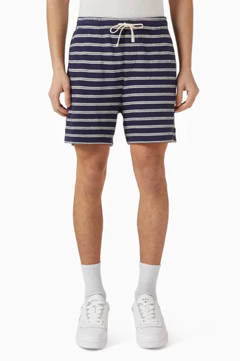 Striped Shorts in Knit