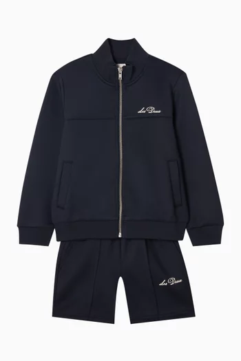 Ballier Track Jacket in Technical Poly-blend
