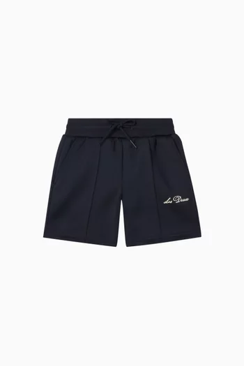 Bailler Track Shorts in Technical Poly-blend