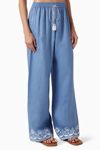 Bloom Embroidered Pants