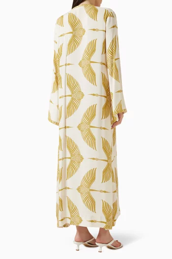 Wings Embroidered Kaftan