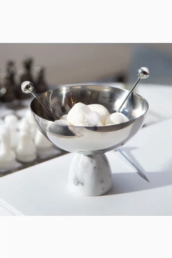 Coluna Nut Bowl & Cocktail Picks Gift Set