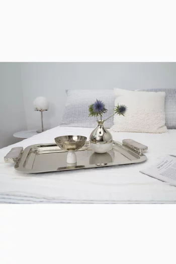 Coluna Nut Bowl & Dual Bud Vase Gift Set