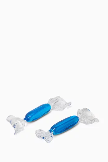 Candy Cutlery Rest in Glass, Set of 2