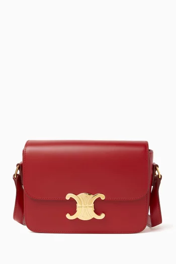 Teen Triomphe Shoulder Bag in Leather