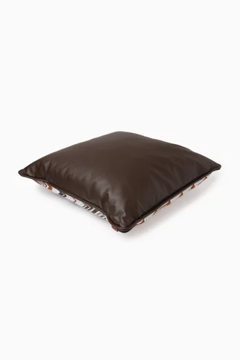 Zig Zag Cushion in Cotton,  45 x 45cm