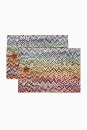 Andorra Placemats in Chevron, Set of 2